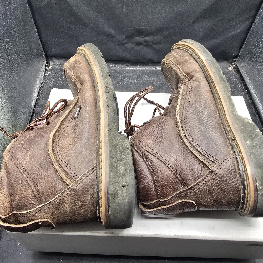 Justin Boots Men's Brown Leather Boots‎